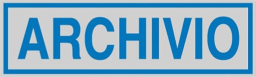 Targhetta adesiva - ARCHIVIO - 165x50 mm - Cartelli Segnalatori [multipack] 10 pezzi Fai da te/Ferramenta/Numeri civici targhe e cartelli/Targhe per il nome Eurocartuccia - Pavullo, Commerciovirtuoso.it