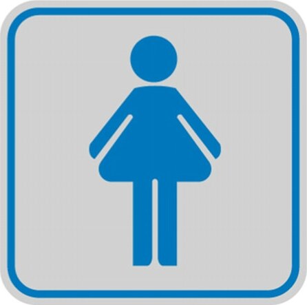 Targhetta adesiva - pittogramma Toilette donna - 82x82 mm - Cartelli Segnalatori [multipack] 10 pezzi Fai da te/Ferramenta/Numeri civici targhe e cartelli/Targhe per il nome Eurocartuccia - Pavullo, Commerciovirtuoso.it