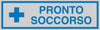 Targhetta adesiva - PRONTO SOCCORSO - 165x50 mm - Cartelli Segnalatori [multipack] 10 pezzi Fai da te/Ferramenta/Numeri civici targhe e cartelli/Targhe per il nome Eurocartuccia - Pavullo, Commerciovirtuoso.it