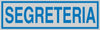 Targhetta adesiva - SEGRETERIA - 165x50 mm - Cartelli Segnalatori [multipack] 10 pezzi Fai da te/Ferramenta/Numeri civici targhe e cartelli/Targhe per il nome Eurocartuccia - Pavullo, Commerciovirtuoso.it