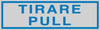 Targhetta adesiva - TIRARE PULL - 165x50 mm - Cartelli Segnalatori [multipack] 10 pezzi Fai da te/Ferramenta/Numeri civici targhe e cartelli/Targhe per il nome Eurocartuccia - Pavullo, Commerciovirtuoso.it
