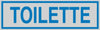Targhetta adesiva - TOILETTE - 165x50 mm - Cartelli Segnalatori [multipack] 10 pezzi Fai da te/Ferramenta/Numeri civici targhe e cartelli/Targhe per il nome Eurocartuccia - Pavullo, Commerciovirtuoso.it