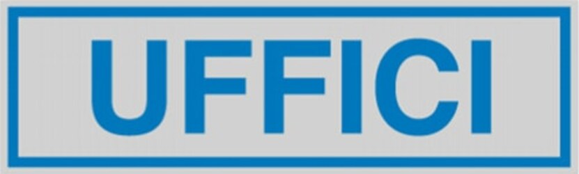 Targhetta adesiva - UFFICI - 165x50 mm - Cartelli Segnalatori [multipack] 10 pezzi Fai da te/Ferramenta/Numeri civici targhe e cartelli/Targhe per il nome Eurocartuccia - Pavullo, Commerciovirtuoso.it