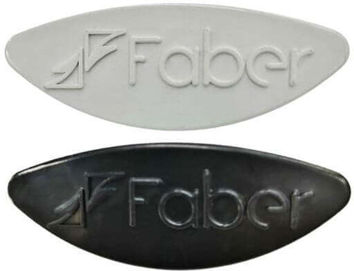 Targhetta Logo In Abs Originale Faber