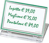 Targhetta pieghevole Lebez 50978 Cancelleria e prodotti per ufficio/Archivio ufficio e accessori per scrivania/Etichette divisori per schedario e timbri/Etichette ed etichette adesive/Etichette per prezzatrici/ Scontolo.net - Potenza, Commerciovirtuoso.it