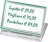 Targhetta pieghevole Lebez 50978 Cancelleria e prodotti per ufficio/Archivio ufficio e accessori per scrivania/Etichette divisori per schedario e timbri/Etichette ed etichette adesive/Etichette per prezzatrici/ Scontolo.net - Potenza, Commerciovirtuoso.it