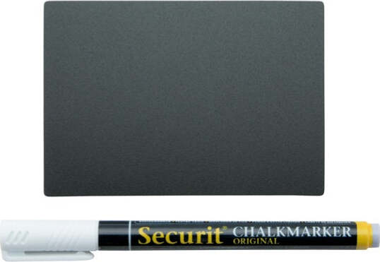 Targhette - 7 4x10 5 cm (A7) - nero - Securit - set 20 pezzi Cancelleria e prodotti per ufficio/Archivio ufficio e accessori per scrivania/Lavagne e bacheche/Lavagne Eurocartuccia - Pavullo, Commerciovirtuoso.it