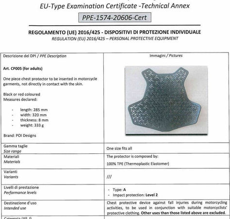 Tartaruga Moto Proteggi Sterno Chest Protector Black CE EN114021-2003 RagazzoProteggi Sterno Chest Protector Mod Cp001poi Ce 684182301 per Bambino Ragazzo Art.Cp 005 Da Adulto Regolamento Ue2016/405 Ii° Auto e Moto/Moto accessori e componenti/Abbigliamento protettivo/Protezioni/Protettori per torace TopGas - Roverbella, Commerciovirtuoso.it