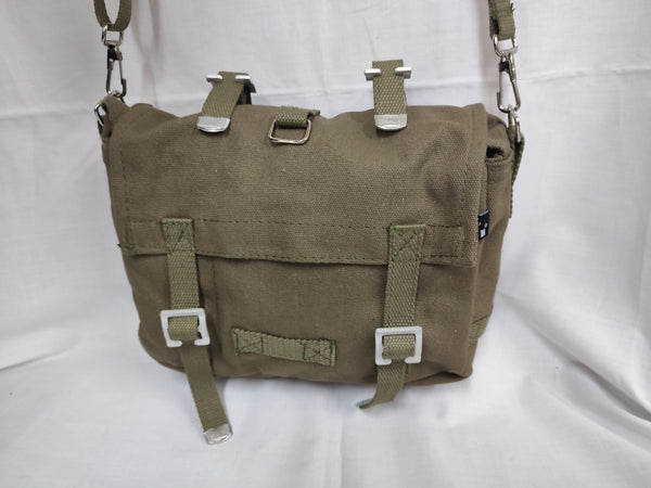 Borsa Tascapane mini verde Stone Wash