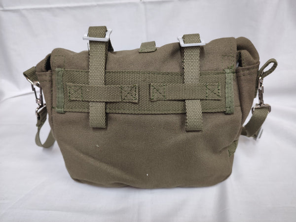 Borsa Tascapane mini verde Stone Wash