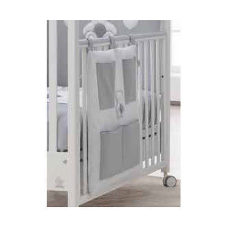 Tasca PORTAOGGETTI Imbottita Italbaby Peluche Tortora