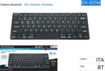 Tastiera Bluetooth Keyboard Per Pc Tablet Android Windows Layout Italiano Ek925m Informatica e Videogiochi > Accessori PC > Mouse e Tastiere PC Trade Shop italia - Napoli, Commerciovirtuoso.it