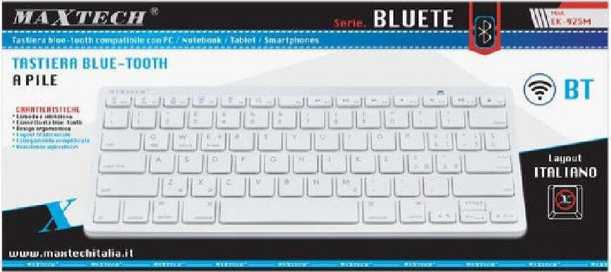Tastiera Bluetooth Keyboard Per Pc Tablet Android Windows Layout Italiano Ek925m Informatica e Videogiochi > Accessori PC > Mouse e Tastiere PC Trade Shop italia - Napoli, Commerciovirtuoso.it