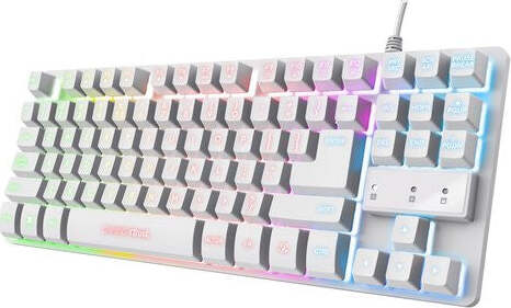 Tastiera-computer-Trust-24738-GXT-833W-Thado-TKL-White