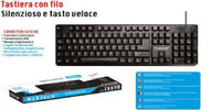 Tastiera Con Filo Pc Computer Usb Silenzioso Design Ergomonico Maxtech Ek-690m Informatica e Videogiochi > Accessori PC > Mouse e Tastiere PC Trade Shop italia - Napoli, Commerciovirtuoso.it
