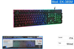 Tastiera Con Filo Rgb Retroilluminata Tasti Rotondi Usb Layout Italiano Ek-385m Informatica e Videogiochi > Accessori PC > Mouse e Tastiere PC Trade Shop italia - Napoli, Commerciovirtuoso.it