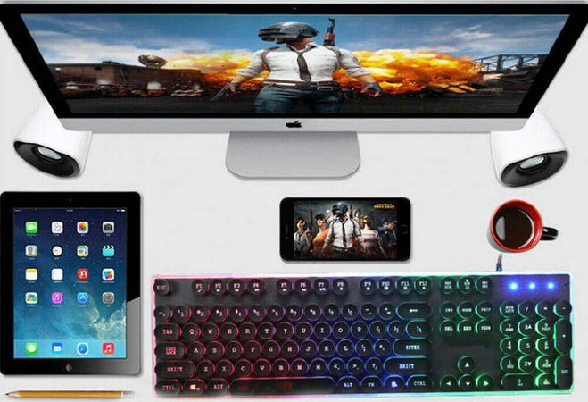 Tastiera Con Filo Rgb Retroilluminata Tasti Rotondi Usb Layout Italiano Ek-385m Informatica e Videogiochi > Accessori PC > Mouse e Tastiere PC Trade Shop italia - Napoli, Commerciovirtuoso.it