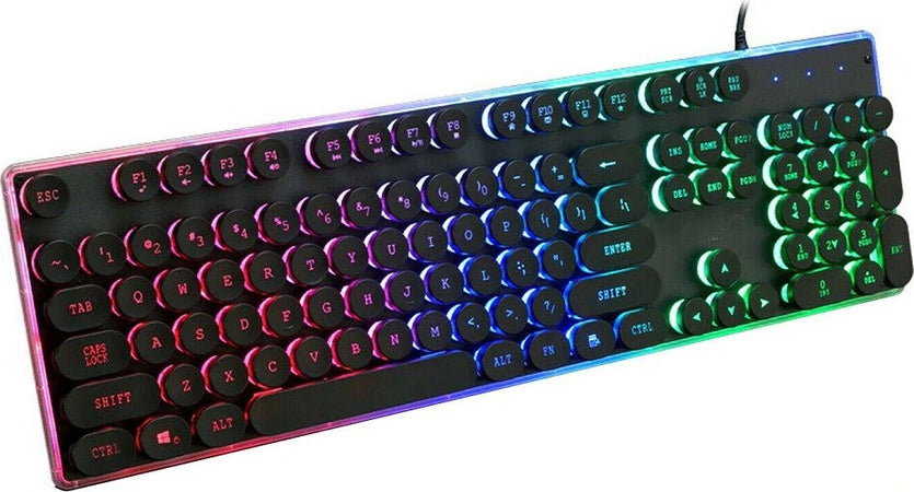 Tastiera Con Filo Rgb Retroilluminata Tasti Rotondi Usb Layout Italiano Ek-385m Informatica e Videogiochi > Accessori PC > Mouse e Tastiere PC Trade Shop italia - Napoli, Commerciovirtuoso.it