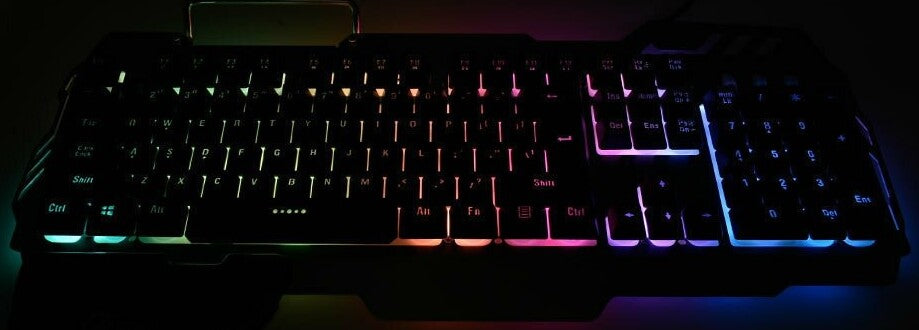 Tastiera Da Gioco Cablata Usb Con Retroilluminazione Rgb Design Ergonomico K55 Elettronica/Informatica/Accessori/Tastiere Mouse e periferiche di input/Tastiere Trade Shop italia - Napoli, Commerciovirtuoso.it