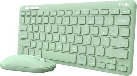Tastiera-e-mouse-Trust-24943-LYRA-Wireless-Green