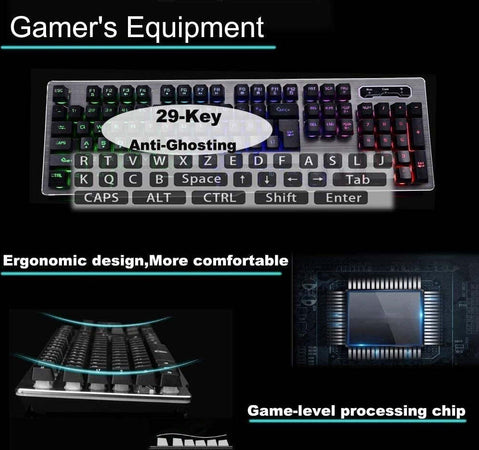 Tastiera Gaming Da Gioco Cablata Retroilluminata Arcobaleno Rgb Luce Led Qk708 Elettronica/Informatica/Accessori/Tastiere Mouse e periferiche di input/Tastiere Trade Shop italia - Napoli, Commerciovirtuoso.it