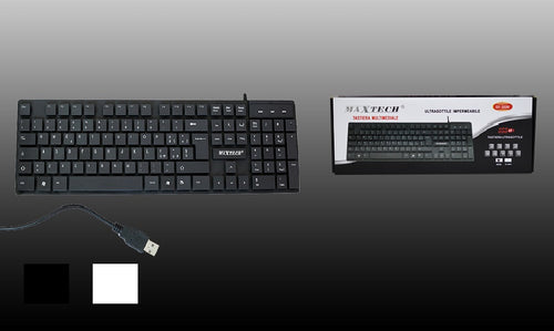Tastiera Multimediale Ultrasottile Impermeabile Usb 2.0 Windows Maxtech Ek-520m Informatica e Videogiochi > Accessori PC > Mouse e Tastiere PC Trade Shop italia - Napoli, Commerciovirtuoso.it