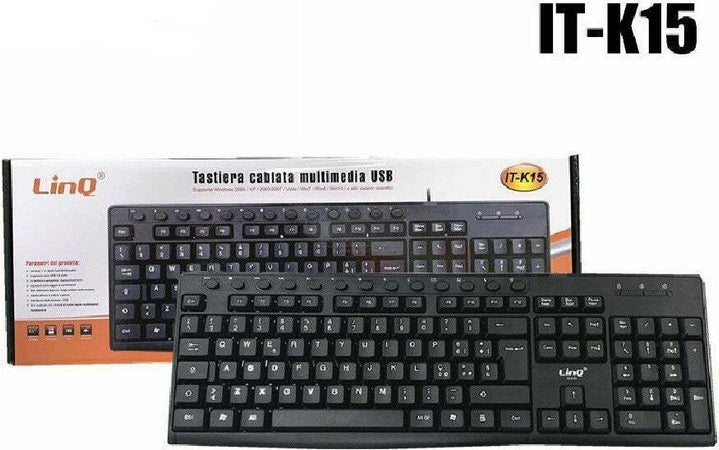 Tastiera Multimediale Usb Per Pc Computer Desktop 107 Tasti Linq It-k15 Informatica e Videogiochi > Accessori PC > Mouse e Tastiere PC Trade Shop italia - Napoli, Commerciovirtuoso.it