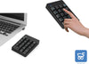 Tastiera numerica Wireless Tastierino numerico Portatile 18 Tasti con Mini Ricevitore USB 2.4G per Notebook Laptop, Desktop, Surface PRO, PC - Nero