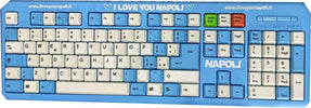 Tastiera Pc/laptop Layout Italiano Querty Azzurra I Love You Napoli?ufficio Elettronica/Informatica/Accessori/Accessori per Tablet PC/Tastiere Trade Shop italia - Napoli, Commerciovirtuoso.it
