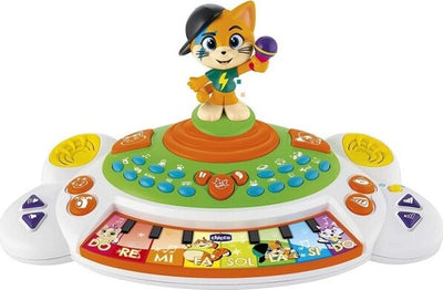 Tastiera-Pianola-Lampo-44-Gatti-Piano-Giocattolo-Bambini-Suoni-Musica-Canzoni