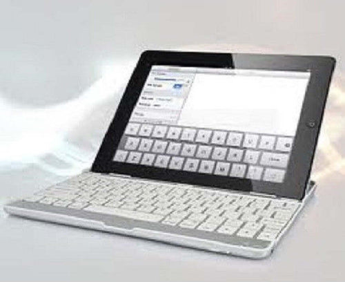 TASTIERA QWERTY BLUETOOTH PER IPAD 2 E 3 SUPPORTO CASE COVER IN ALLUMINIO TABLET Elettronica/Informatica/Accessori/Accessori per Tablet PC/Tastiere Trade Shop italia - Napoli, Commerciovirtuoso.it