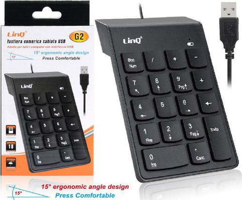 Tastiera Tastierino Numerico Cablato Usb Per Pc Notebook G2 Sottile 18 Tasti Elettronica/Informatica/Accessori/Accessori per Tablet PC/Tastiere Trade Shop italia - Napoli, Commerciovirtuoso.it