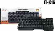 Tastiera Usb Per Pc Computer Desktop Cablata Linq It-k16 Elettronica/Informatica/Accessori/Tastiere Mouse e periferiche di input/Tastiere Trade Shop italia - Napoli, Commerciovirtuoso.it