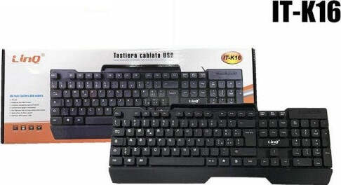 Tastiera Usb Per Pc Computer Desktop Cablata Linq It-k16 Elettronica/Informatica/Accessori/Tastiere Mouse e periferiche di input/Tastiere Trade Shop italia - Napoli, Commerciovirtuoso.it