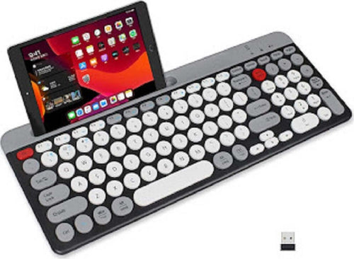 Tastiera Wireless Bluetooth Dual Modes Layout Compatto Ultra Silenzioso Qk8066 Elettronica/Informatica/Accessori/Tastiere Mouse e periferiche di input/Tastiere Trade Shop italia - Napoli, Commerciovirtuoso.it