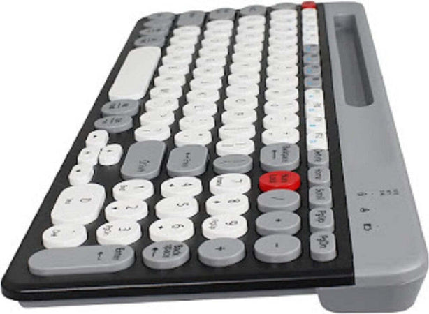 Tastiera Wireless Bluetooth Dual Modes Layout Compatto Ultra Silenzioso Qk8066 Elettronica/Informatica/Accessori/Tastiere Mouse e periferiche di input/Tastiere Trade Shop italia - Napoli, Commerciovirtuoso.it