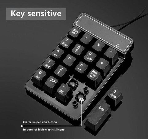 TASTIERINO NUMERICO USB TASTIERA 19 TASTI CALCOLATRICE PER PC COMPUTER NOTEBOOK Elettronica/Informatica/Accessori/Tastiere Mouse e periferiche di input/Tastiere Trade Shop italia - Napoli, Commerciovirtuoso.it