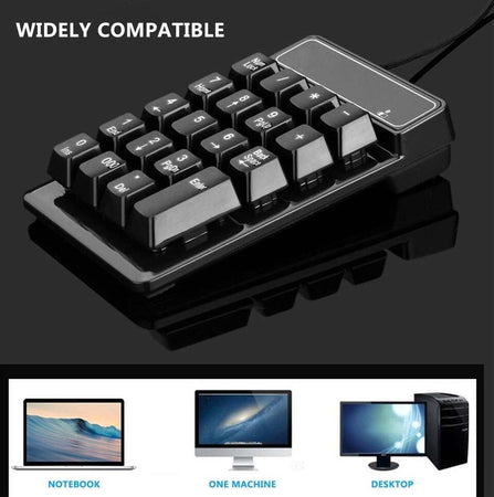 TASTIERINO NUMERICO USB TASTIERA 19 TASTI CALCOLATRICE PER PC COMPUTER NOTEBOOK Elettronica/Informatica/Accessori/Tastiere Mouse e periferiche di input/Tastiere Trade Shop italia - Napoli, Commerciovirtuoso.it