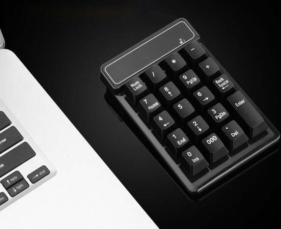 Tastierino Numerico Wireless 19 Tasti Con Ricevitore Bluetooth Usb Per Computer Elettronica/Informatica/Accessori/Tastiere Mouse e periferiche di input/Tastiere Trade Shop italia - Napoli, Commerciovirtuoso.it