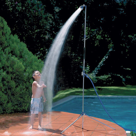 Tatay-51501---Doccia-da-giardino-con-treppiedi,-86-x-74,5-x-170-cm,-colore-cromato