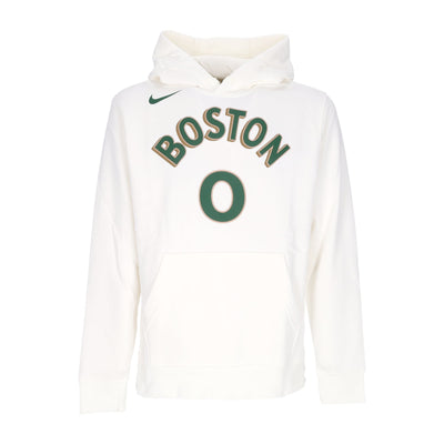 NIKE NBA Felpa Cappuccio Uomo Nba City Edition Club Hoodie No 0 Jayson Tatum Boscel Sail/tatum Jayson da uomo