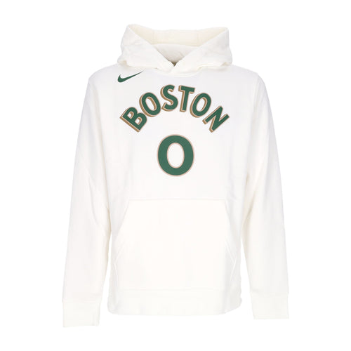 NIKE NBA Felpa Cappuccio Uomo Nba City Edition Club Hoodie No 0 Jayson Tatum Boscel Sail/tatum Jayson da uomo