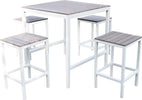 TAURUS---set-tavolo-bar-completo-con-4-sgabelli-in-alluminio-Bianco-Milani-Home