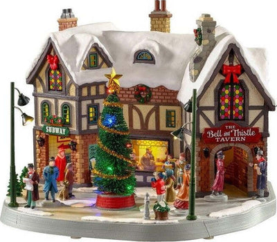 Taverna Bell & Thistle per villaggio natalizio decorazione con luci e  suoni Casa e cucina/Decorazioni per interni/Addobbi e decorazioni per ricorrenze/Decorazioni natalizie/Oggettistica MagiediNatale.it - Altamura, Commerciovirtuoso.it