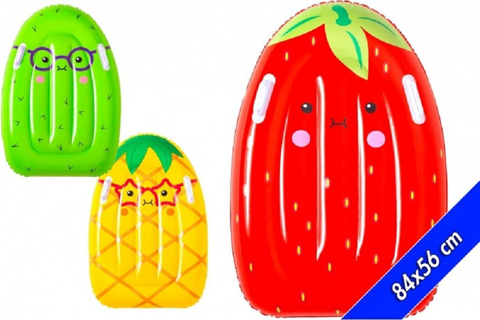 Tavola Nuoto Surf Tutti Frutti 84x56cm 3 Frutti Assortiti Fragola Kiwi Ananas 42049 Giochi e giocattoli/Sport e giochi all'aperto/Giochi aquatici e piscine per bambini/Canotti e gonfiabili galleggianti Trade Shop italia - Napoli, Commerciovirtuoso.it