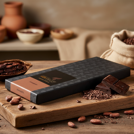 Tavoletta Al Cioccolato Fondente 100gr Neri Piaceri Cioccolato Artigianale