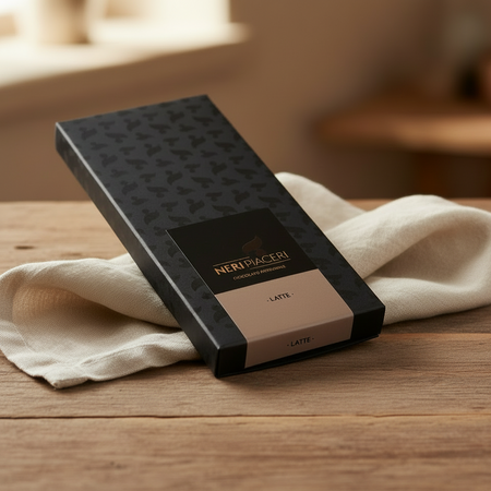 Tavoletta Al Latte 100gr Neri Piaceri Cioccolato Artigianale