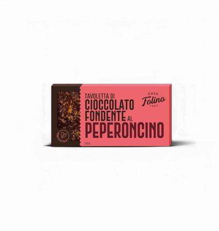 Tavoletta di Cioccolato Fondente al Peperoncino 120gr
