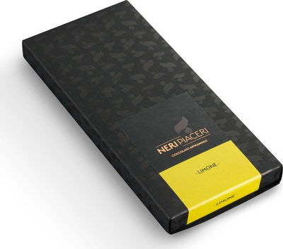 Tavoletta Cioccolato Al Limone 100gr Neri Piaceri Cioccolato Artigianale Alimentari e cura della casa/Snack dolci e salati/Cioccolata/Barrette/Tavolette Neri Piaceri - Cavezzo, Commerciovirtuoso.it
