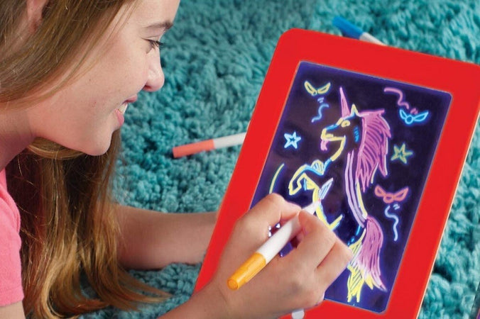 Tavoletta Con Pennarelli Al Neon 8 Effetti Luce Brillante Dare Vita Ai Disegni Salute e cura della persona/Cura di bambini e neonati/Trattamenti caldo e freddo/Borse dell'acqua calda Trade Shop italia - Napoli, Commerciovirtuoso.it